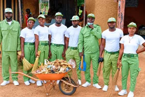 The Best CDS We Ever Had: Corps Members Clean Up Community Market Square in Mombol